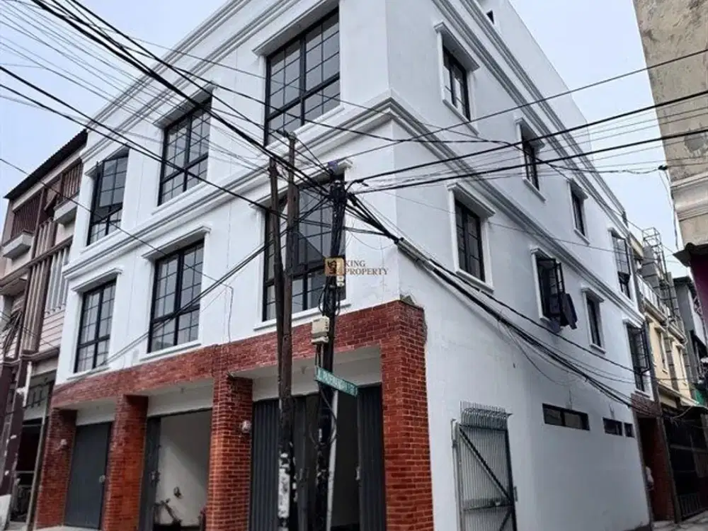 Brandnew! Disewa Ruko Hook 4 Lantai + Rooftop 225m Strategis di Pademangan Dekat Mangga Dua Square & Taman Impian Jaya Ancol, Pasar & RSUD Pademangan