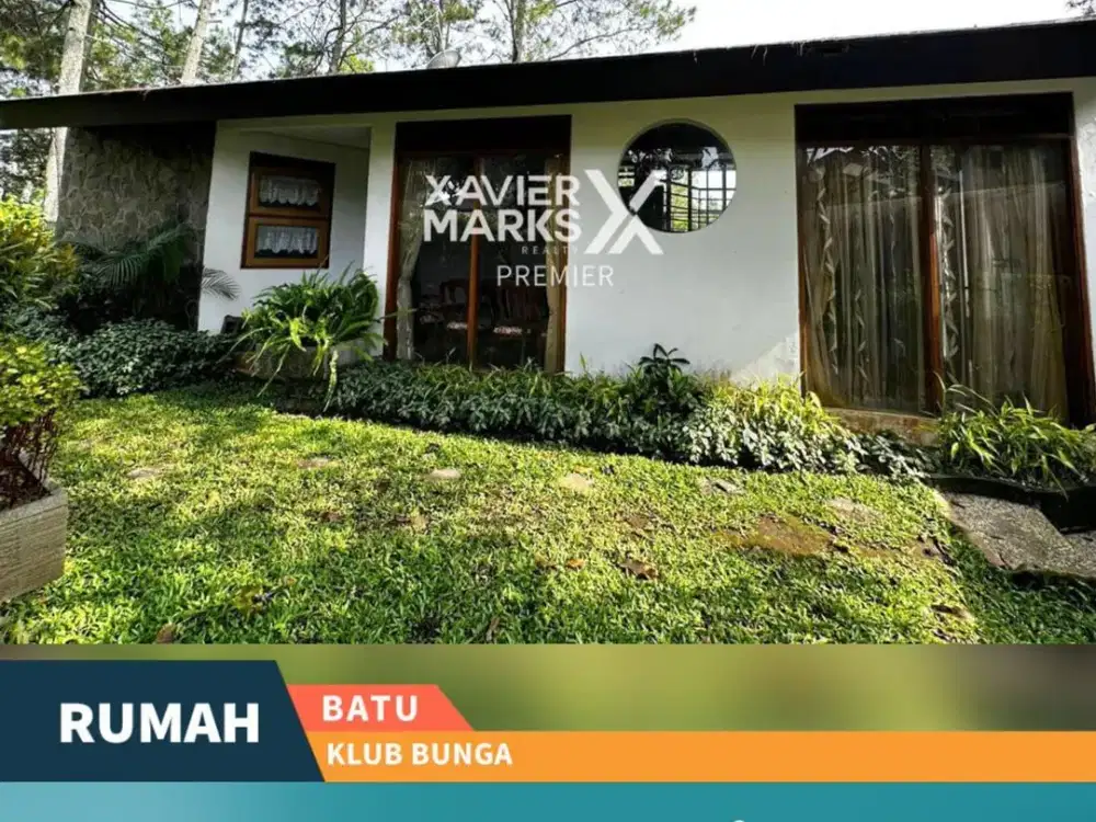 Dijual Villa Lokasi Premium di Kompleks Klub Bunga Kota Wisata Batu