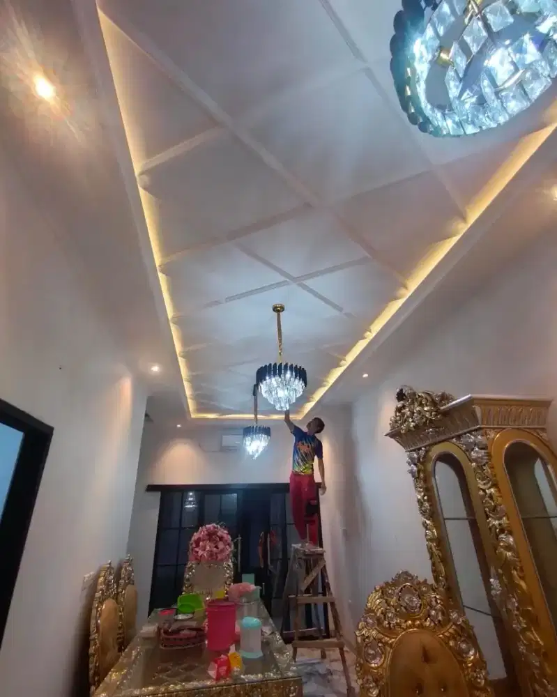 Spesialist plafon gypsum jasa pasang partisi murah