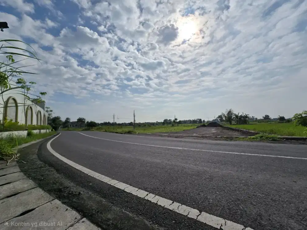 Tanah Jogja Strategis Dekat Pintu Tol Baru Jogja