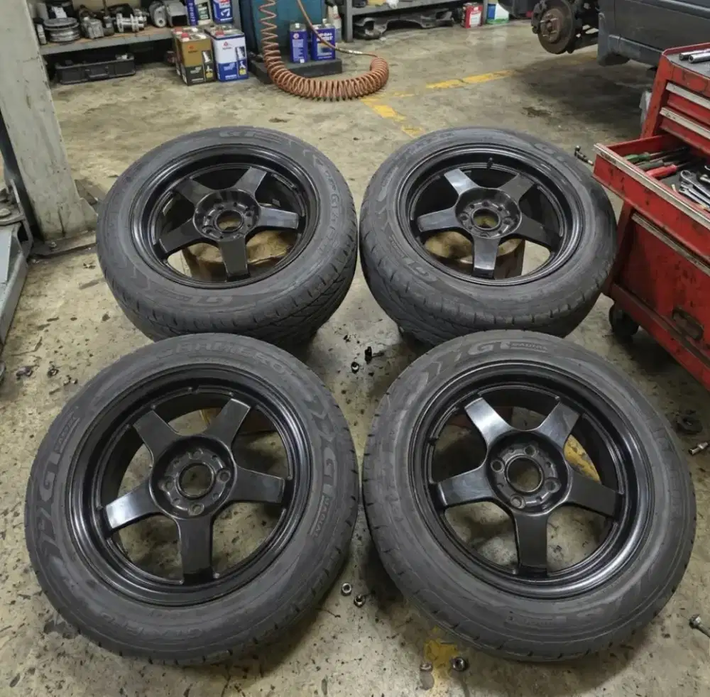 Velg R15 Bekas Model Replika Spoon Brio, Jazz, Agya, Yaris