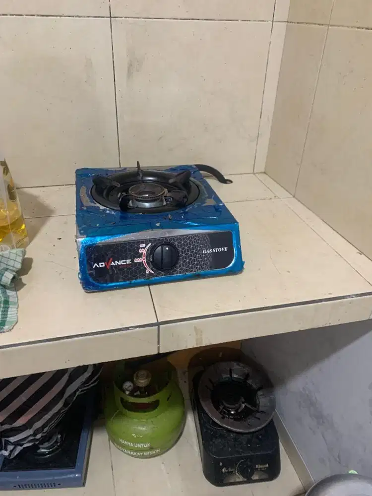 Kompor 1 tungku + gas dan regulator