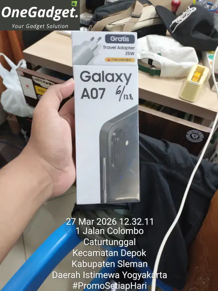 Samsung A07 6/128gb New Garansi Resmi dan 4/64gb