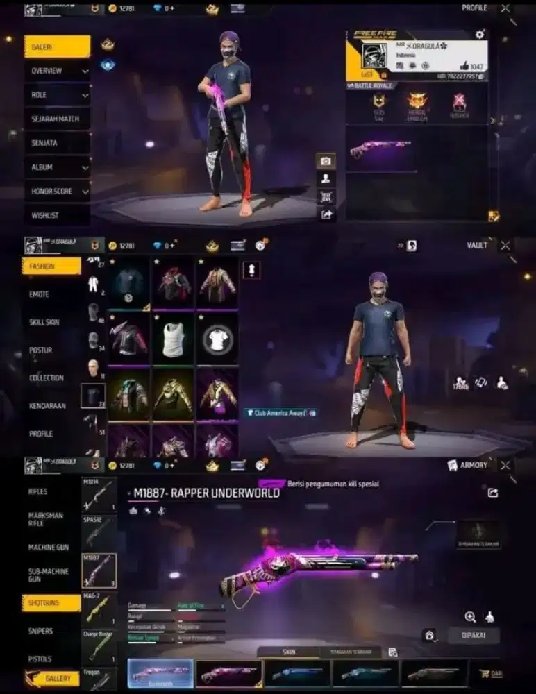 jual akun ff aman dan terpercaya