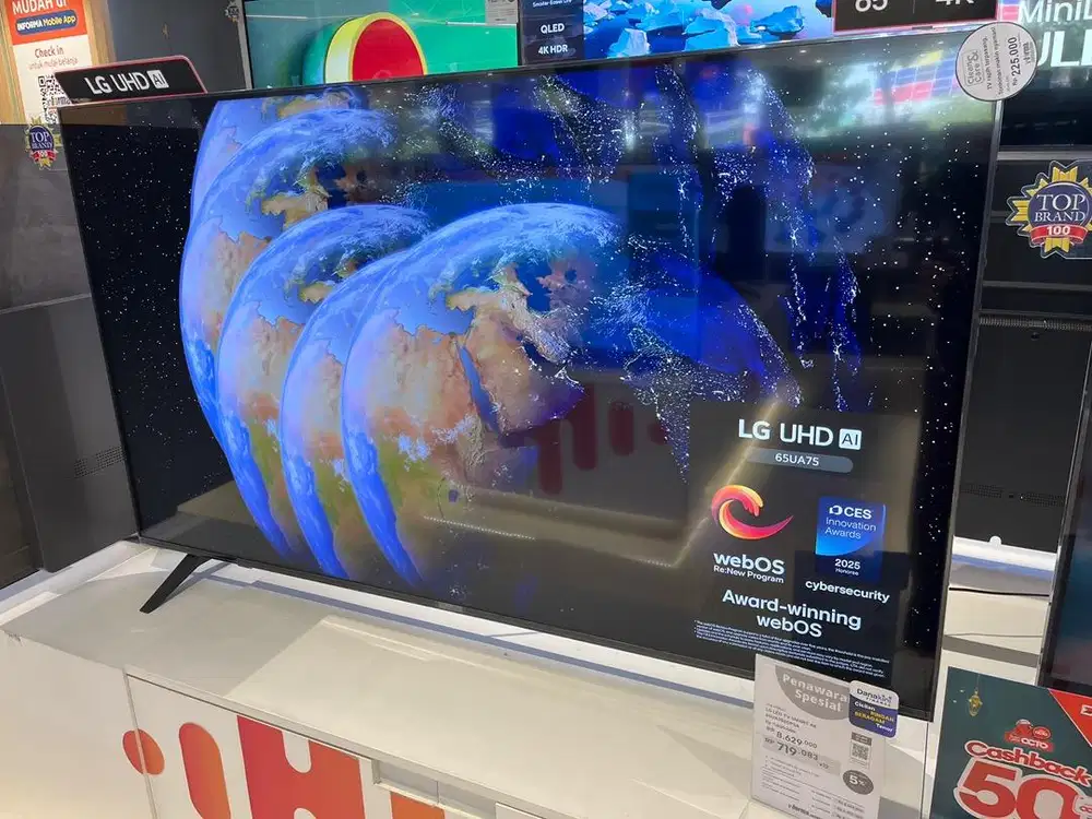 CICILAN TV LG 65 INCH SMART TV