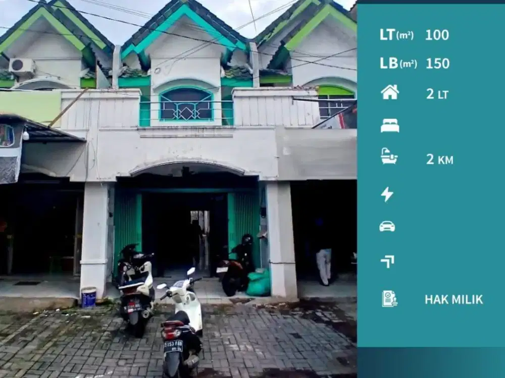 Disewakan Ruko Cocok Untuk Usaha di Kalpataru Malang