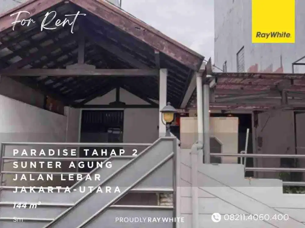 Paradise Tahap 2 Disewakan, Rumah Bagus 144 m²