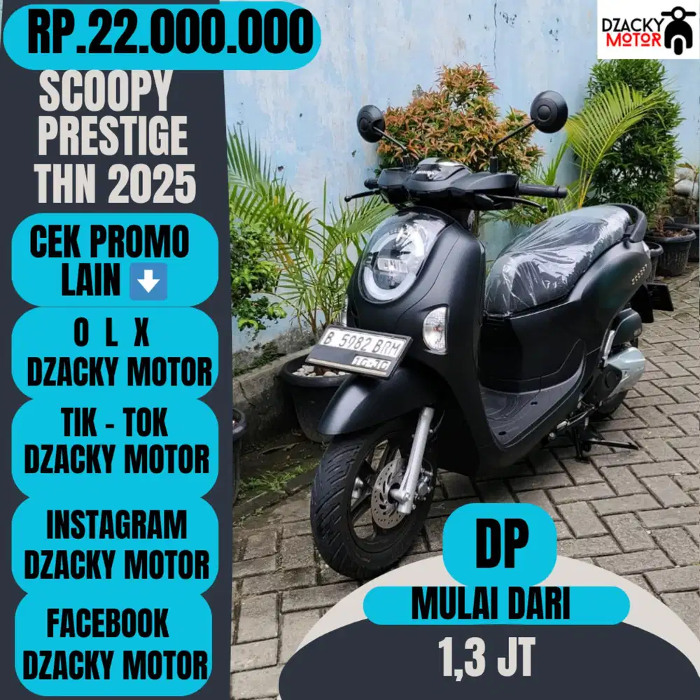 SCOOPY PRESTIGE THN 2025 SECOND LIKE NEW
