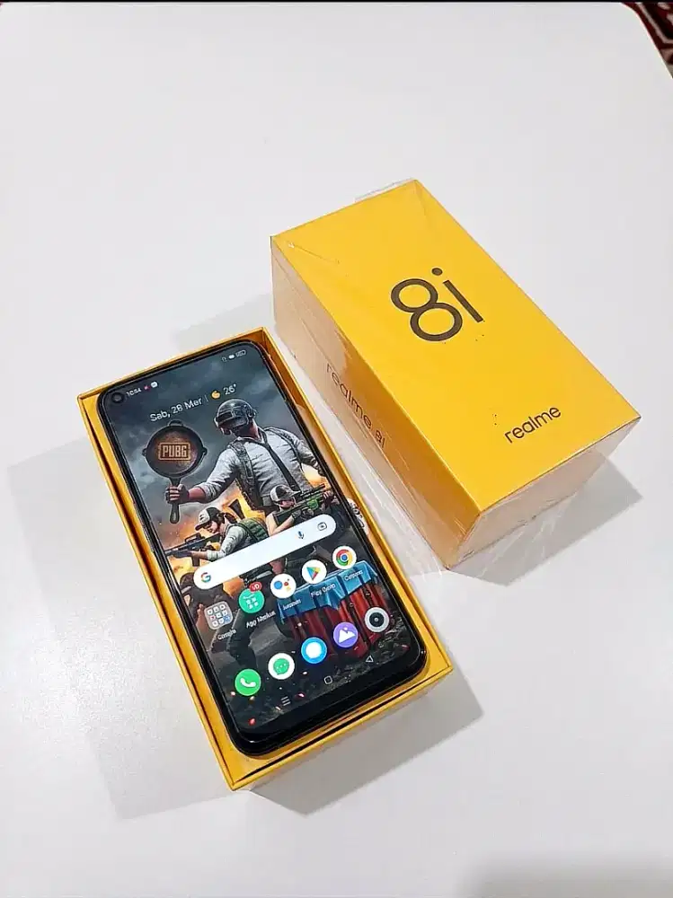 Realme 8i 8/128 120hz Fullset Resmi Indonesia