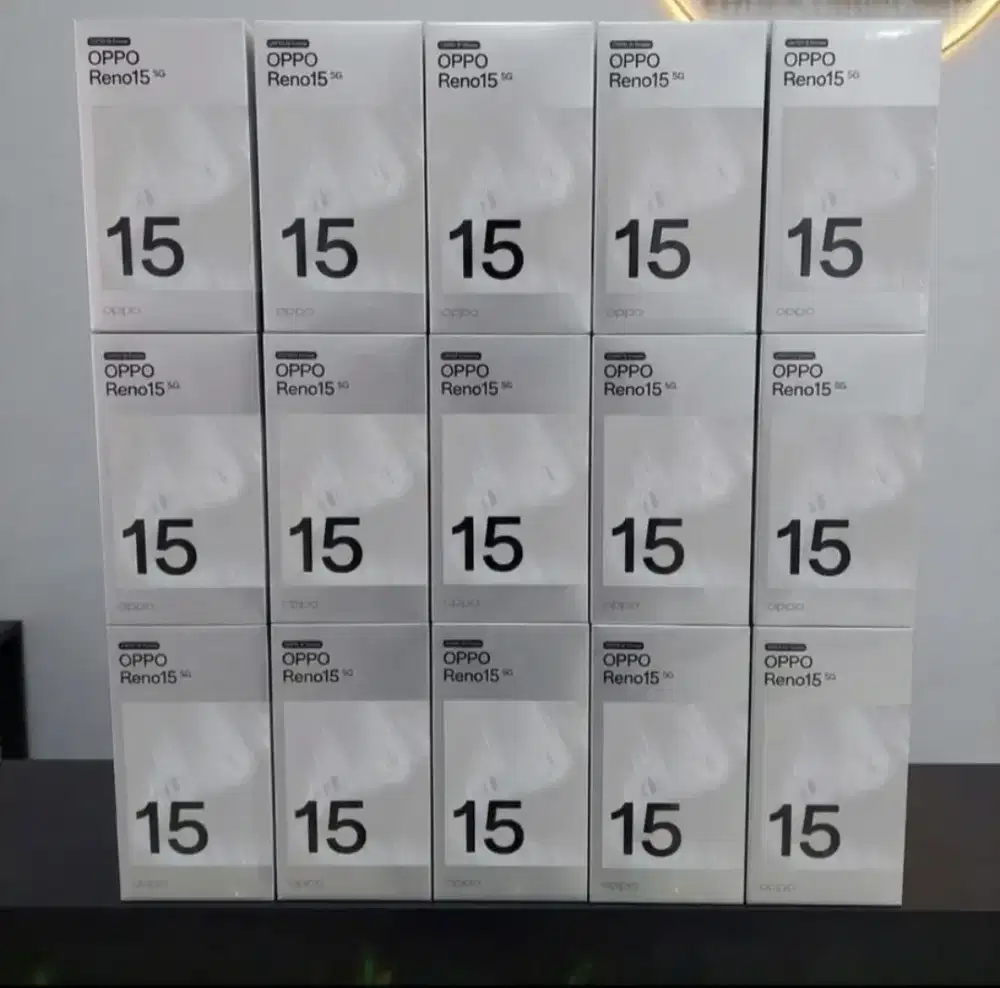 OPPO RENO 15 5G 12/256 BARU 100%