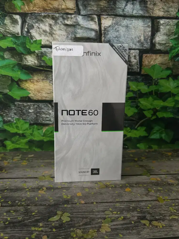 Infinix note 60 ,bisa tanpa dp