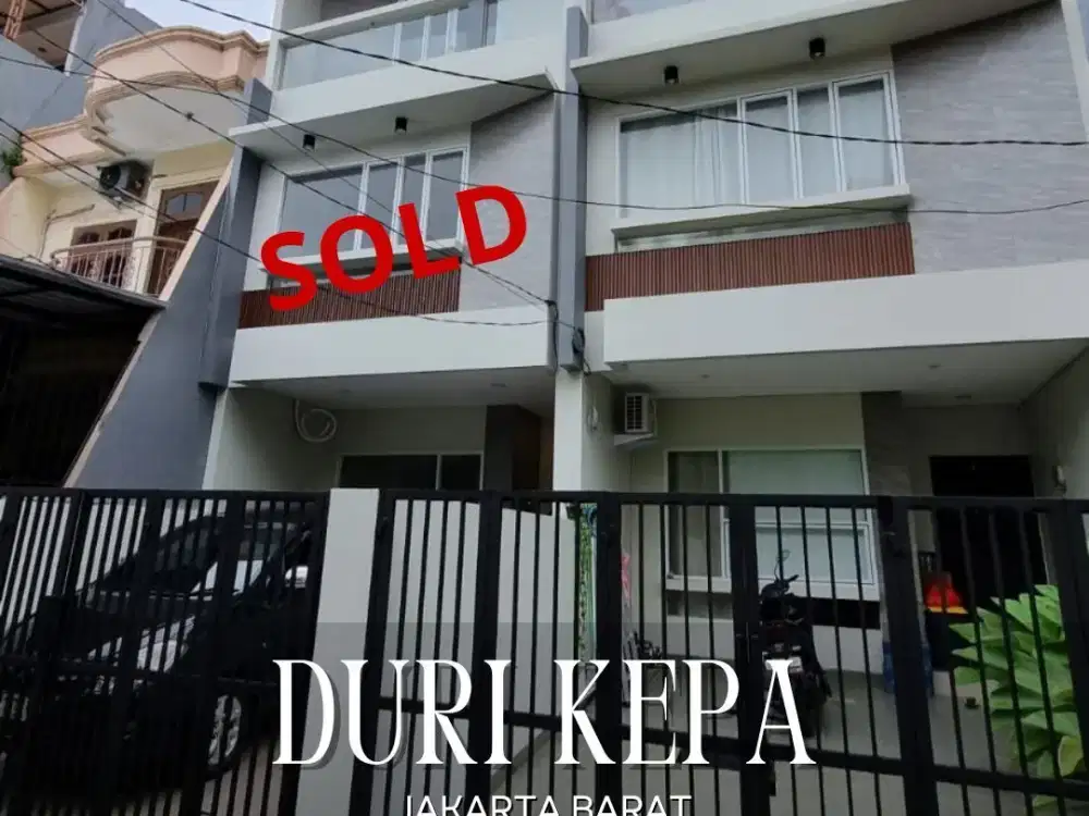 DIJUAL MURAH RUMAH BARU MINIMALIS MODERN DI DURI KEPA JAKARTA BARAT