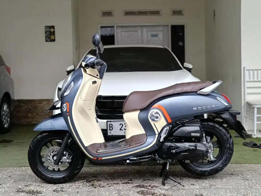 Scoopy tahun 2021 low km 24rb/tt boleh gan cash lebih bagus