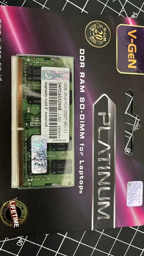 RAM DDR4 SODimm V-GeN 16GB