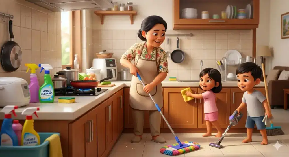 Dicari Asisten Rumah Tangga ART harian PP (Pulang-Pergi) Kota Surabaya