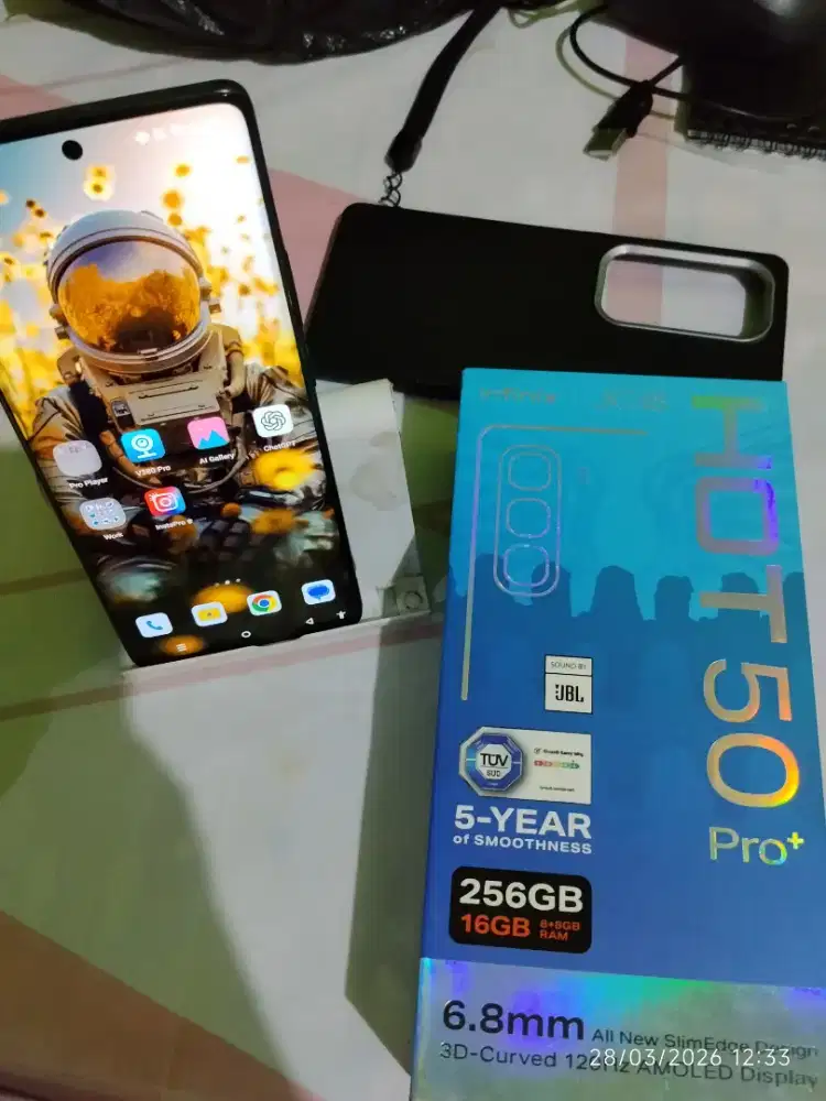 infinix hot 50 pro+ curved display 8+8/256