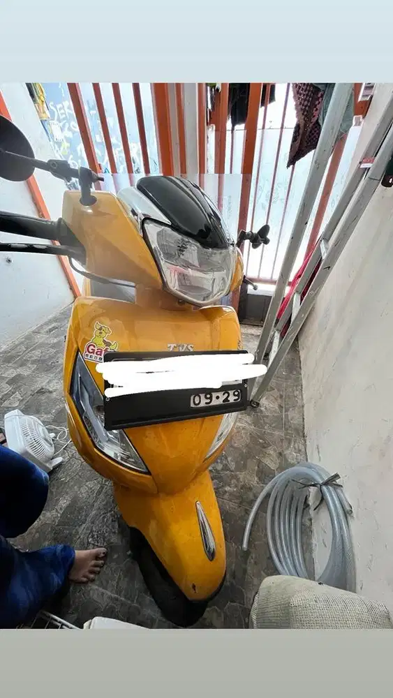 DIJUAL MOTOR TVS BARU 2 tahun nego
