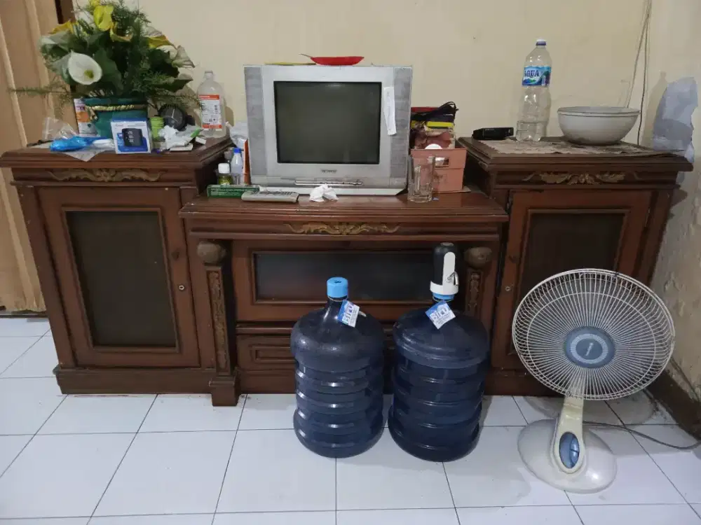 rak TV kayu murah