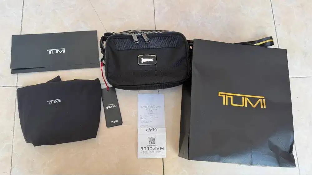 Tumi Alpha Bravo Mayport Clutch Crossbody 1000% Ori Baru Garansi Resmi