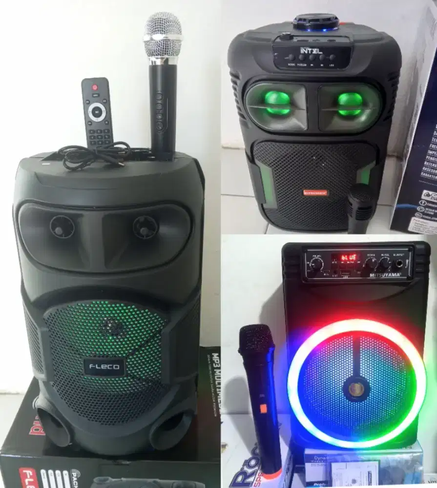 Speaker bluetooth karaoke 8 in wireless