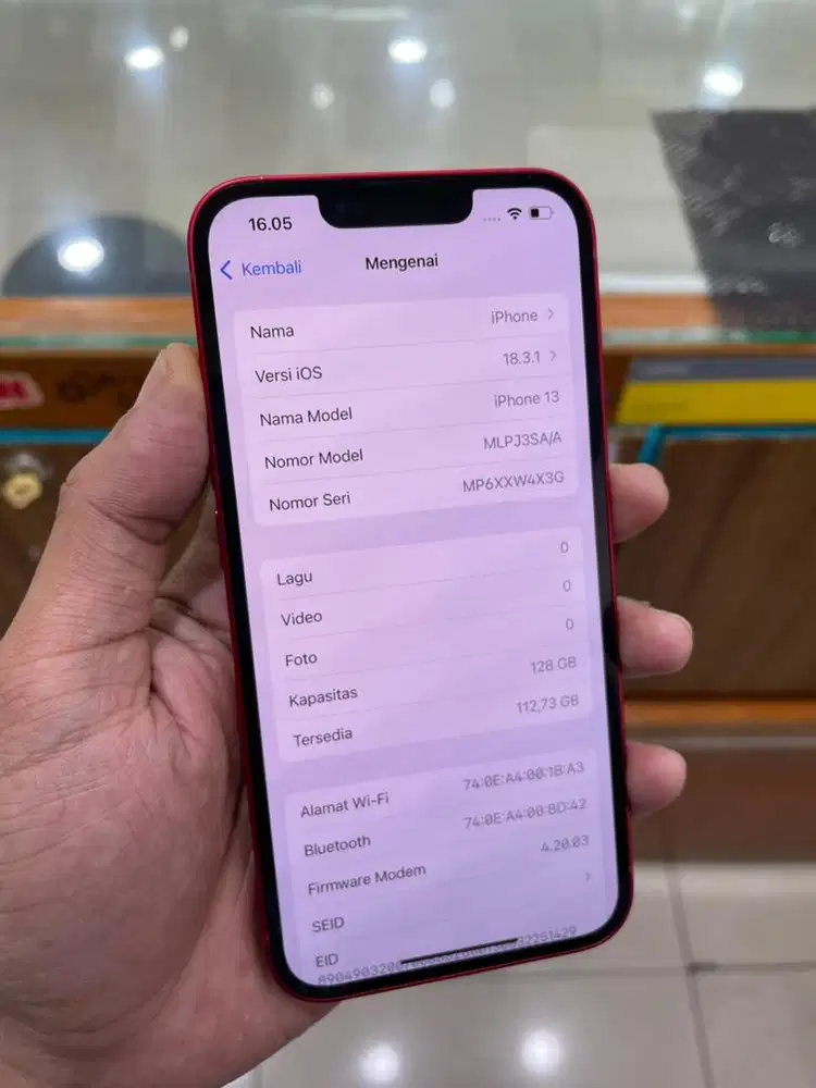 iphone 13 128 red edition ibox