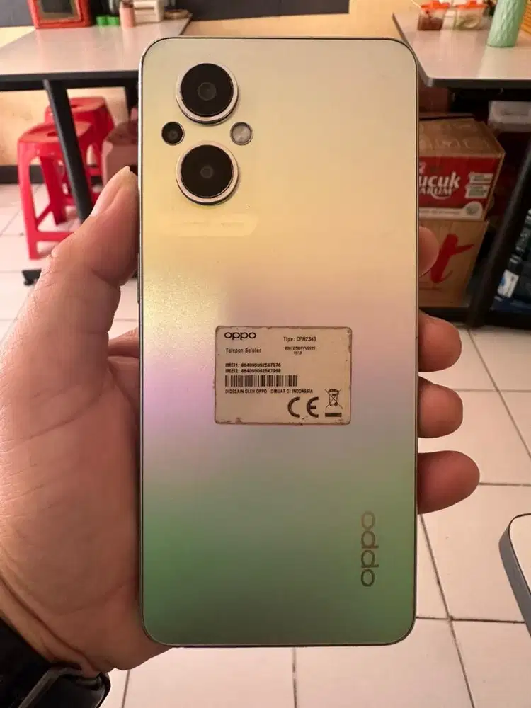 Oppo Reno 7z 5G NFC Amoled Finger ON 8+8GB 128GB Segel Normal BS TT