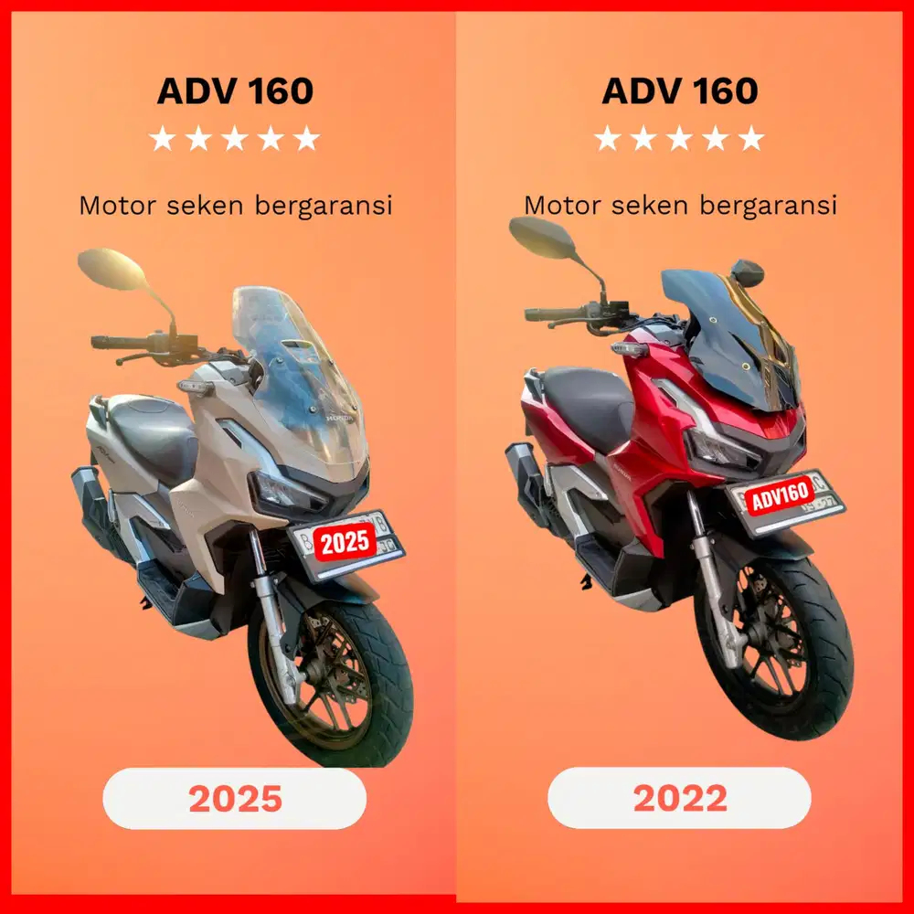 Dp 1.5jt Honda ADV 160 ABS cbs (KTP daerah bs kredit) 150