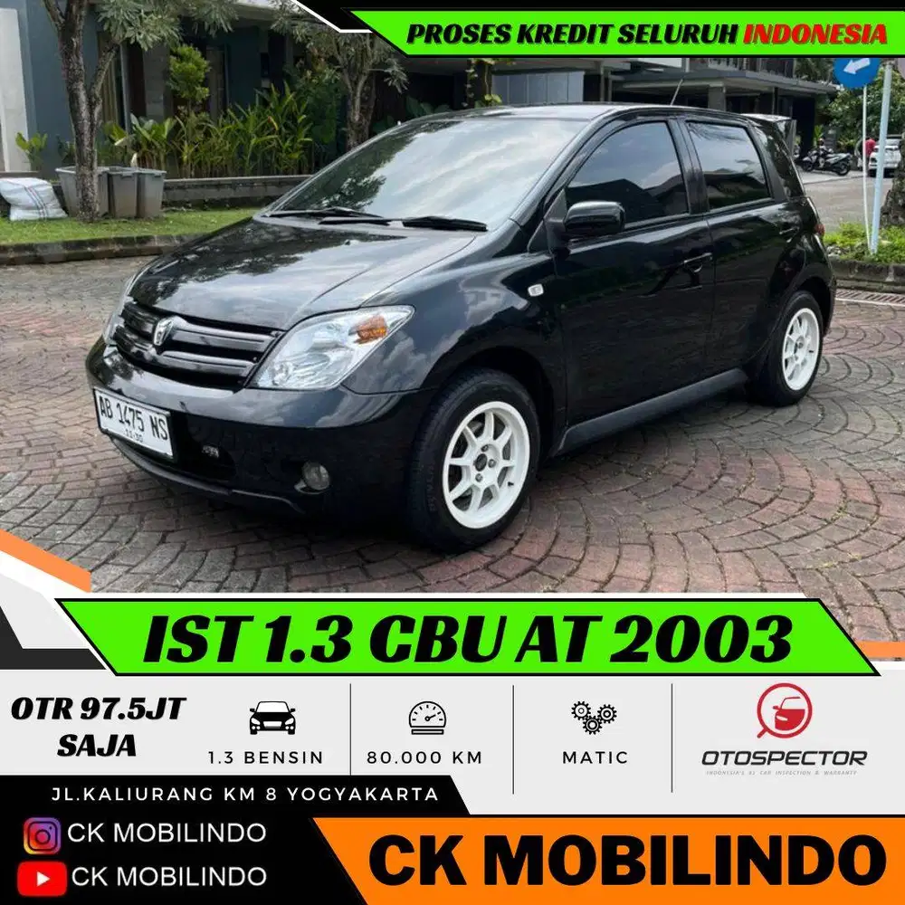 Toyota IST CBU Matic 2003 Plat AB ANTIK RARE Yaris
