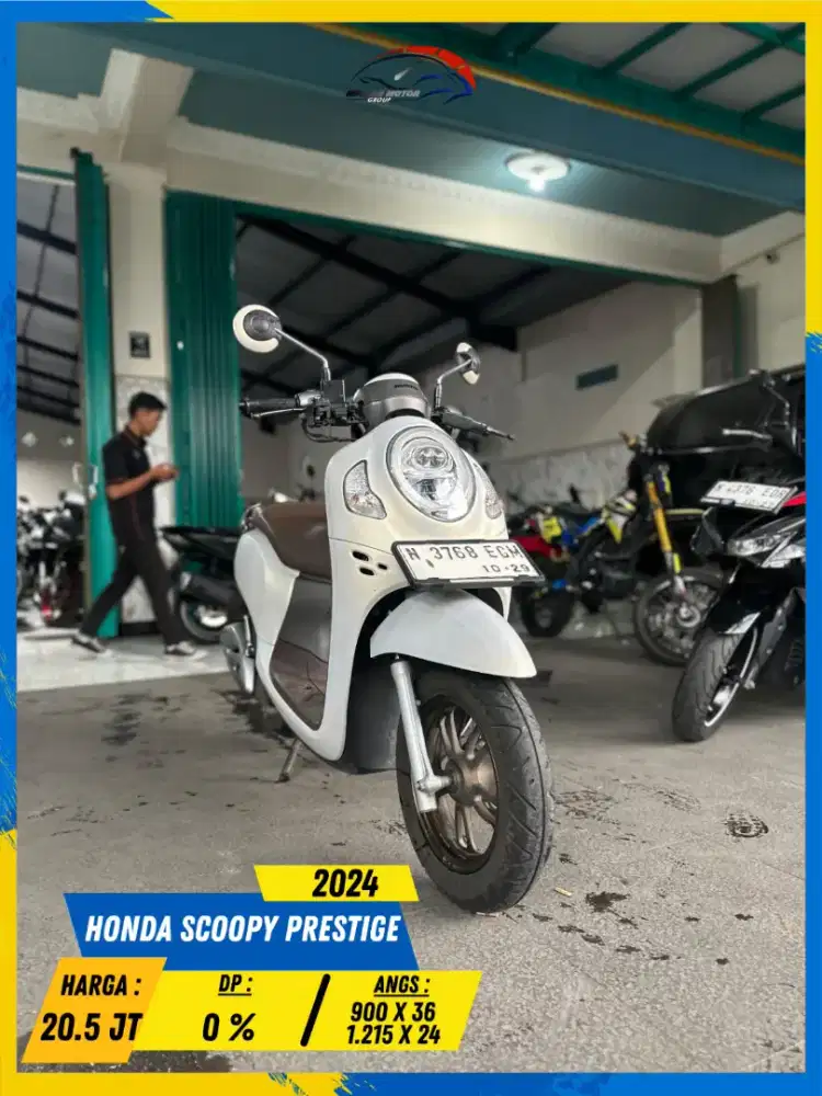 HONDA SCOOPY PRESTIGE 2024 NDANG GERCEP LURR HIKMAH MOTOR KEPUH MALANG