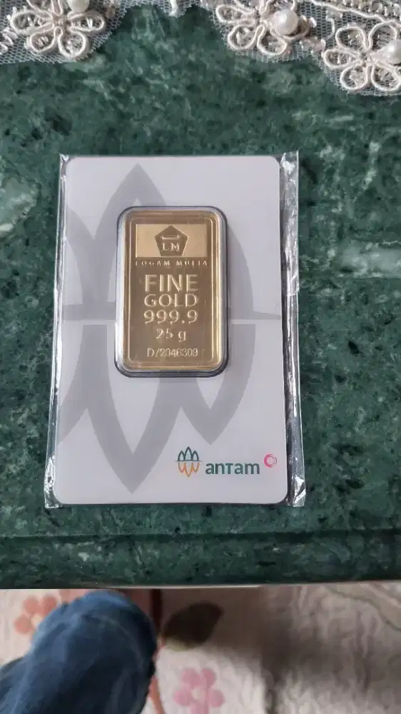 Emas Antam 25 Logam Mulia Certieye