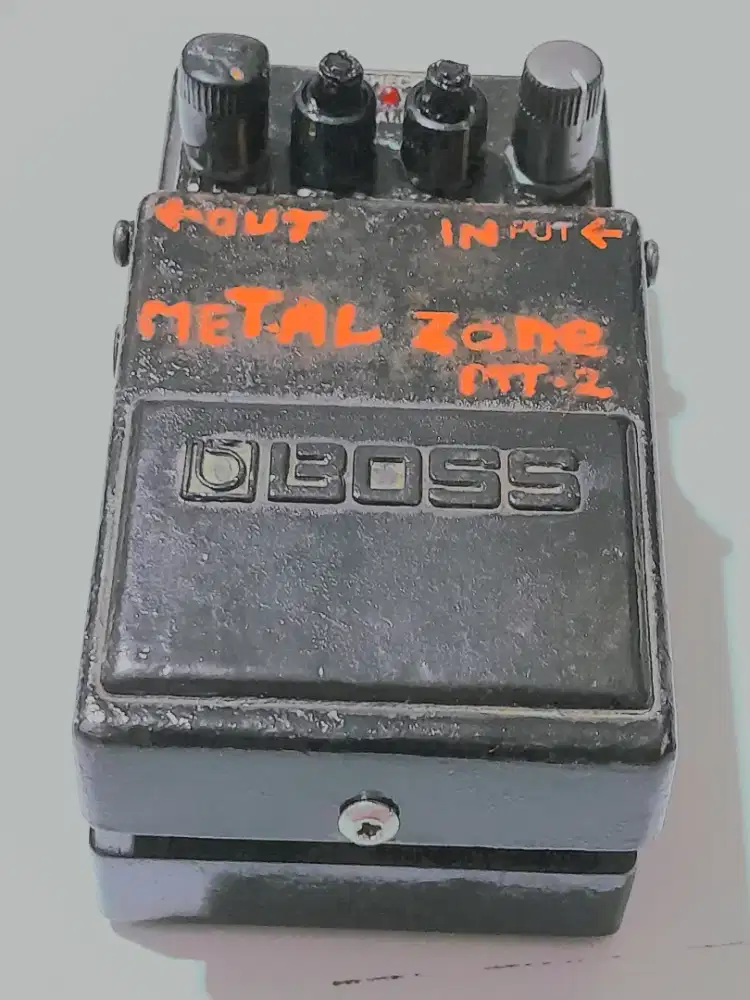 Efek gitar Metal Zone boss bukan gitar listrik bas ampli updown headle