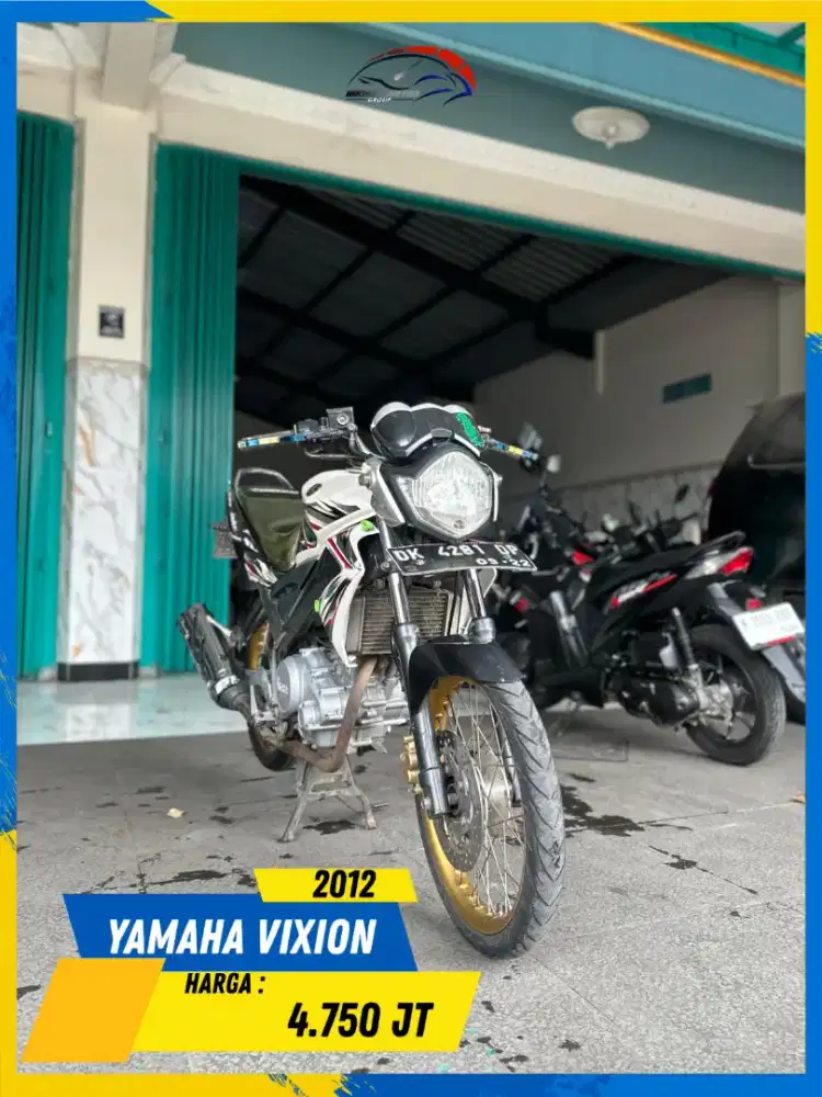 YAMAHA VIXION 2012 PLAT DK MURAH POLL BOLOH HIKMAH MOTOR KEPUH MALANG
