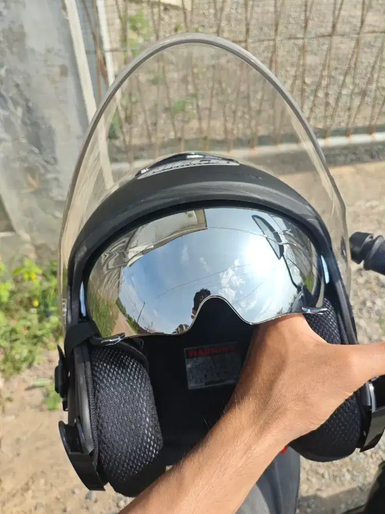 Helm baru beli 2 kali pakai