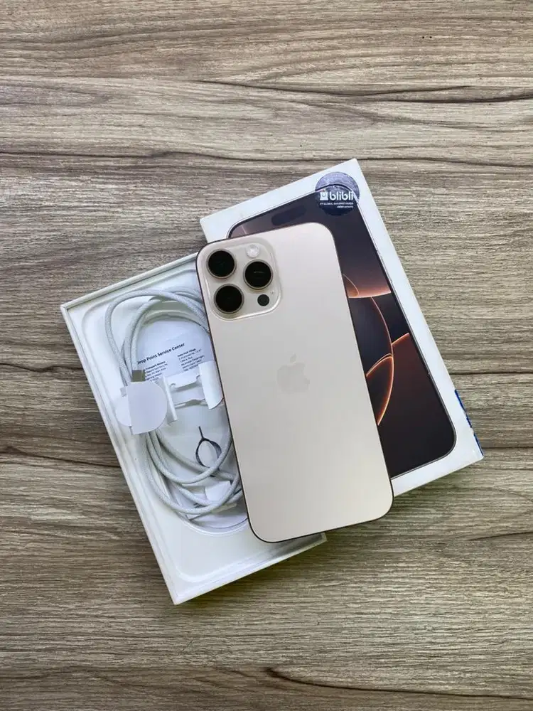 iPhone 16 Pro Max 256GB resmi ibox bh 100%