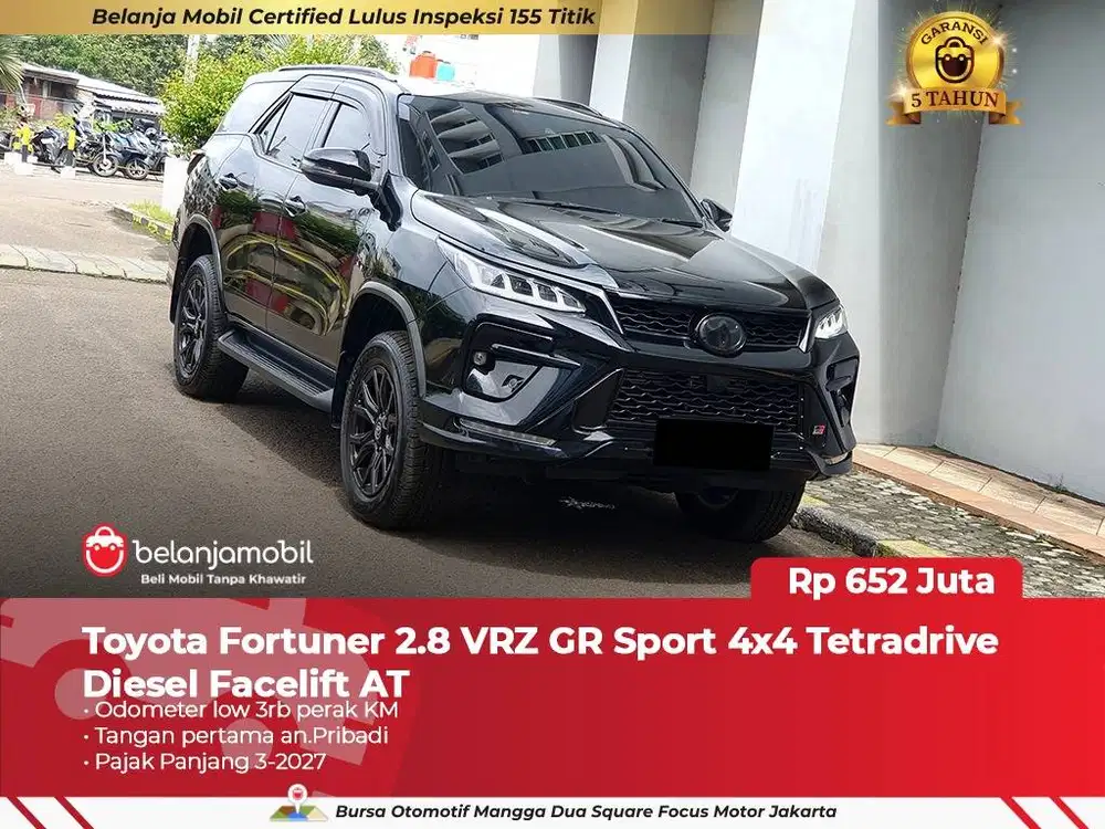 [ 4x4 ] Toyota Fortuner 2.8 VRZ GR Sport Tetradrive Diesel 2025/2026