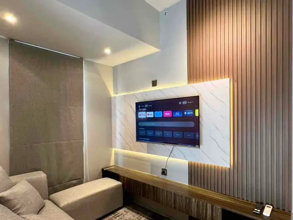 Sewa Cepat Apt 1BR 40m2 di Tokyo Riverside PIK2, Full Renov Furnished