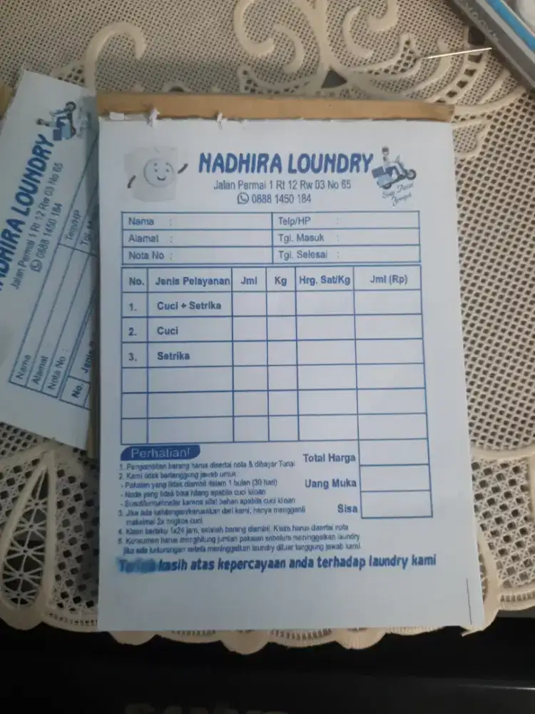 Loundry anter jemput