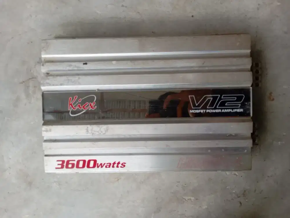 amplifier 3600 wats kicx