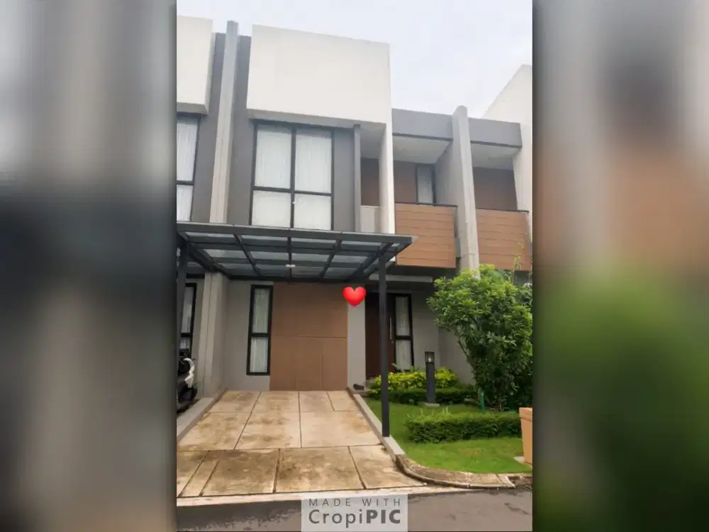 OVER KREDIT Rumah Magenta Full Furnish, DP 550 Juta Siap Huni!