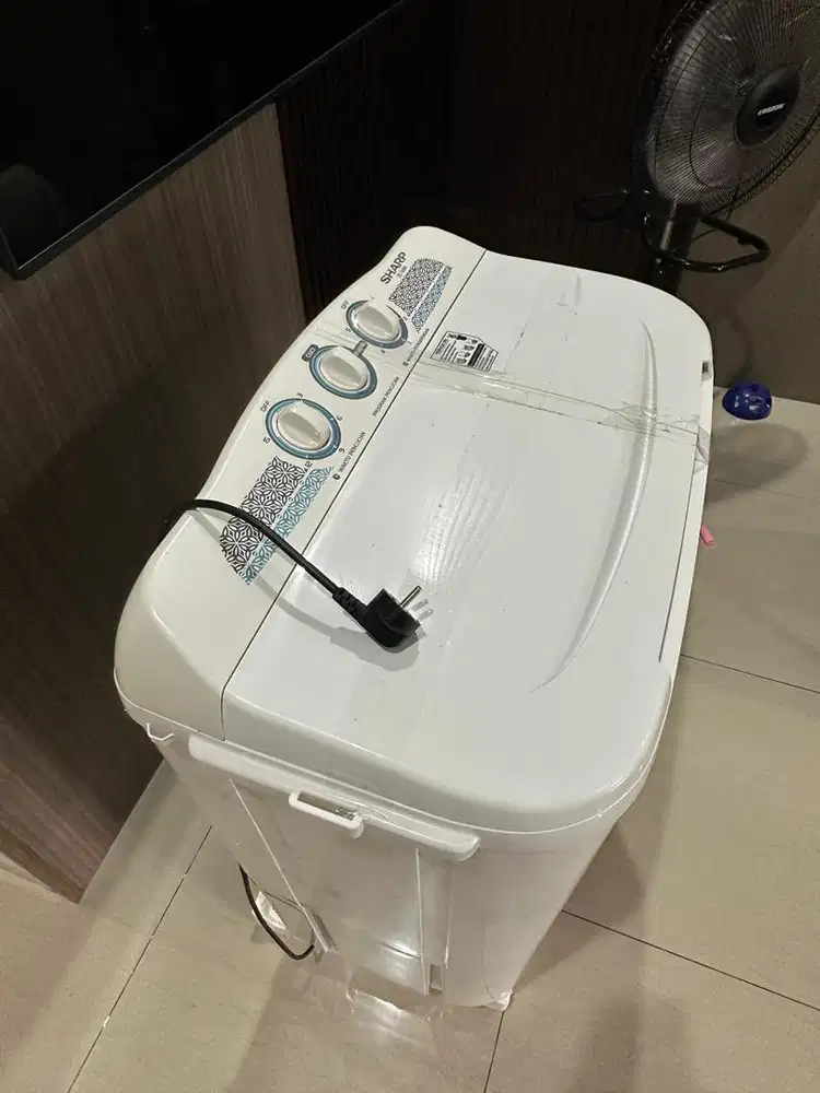 JAMIN MULUS Sharp ES -T68M Mesin Cuci 2 Tabung