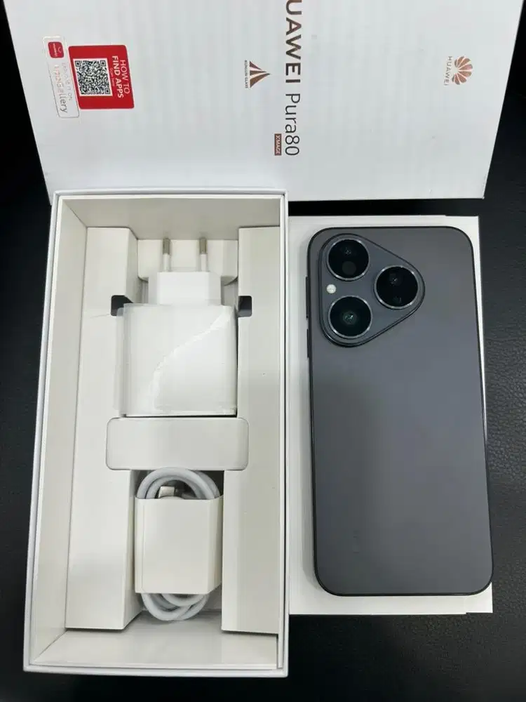 Huawei Pura 80 5G , Black , 12/256GB Resmi