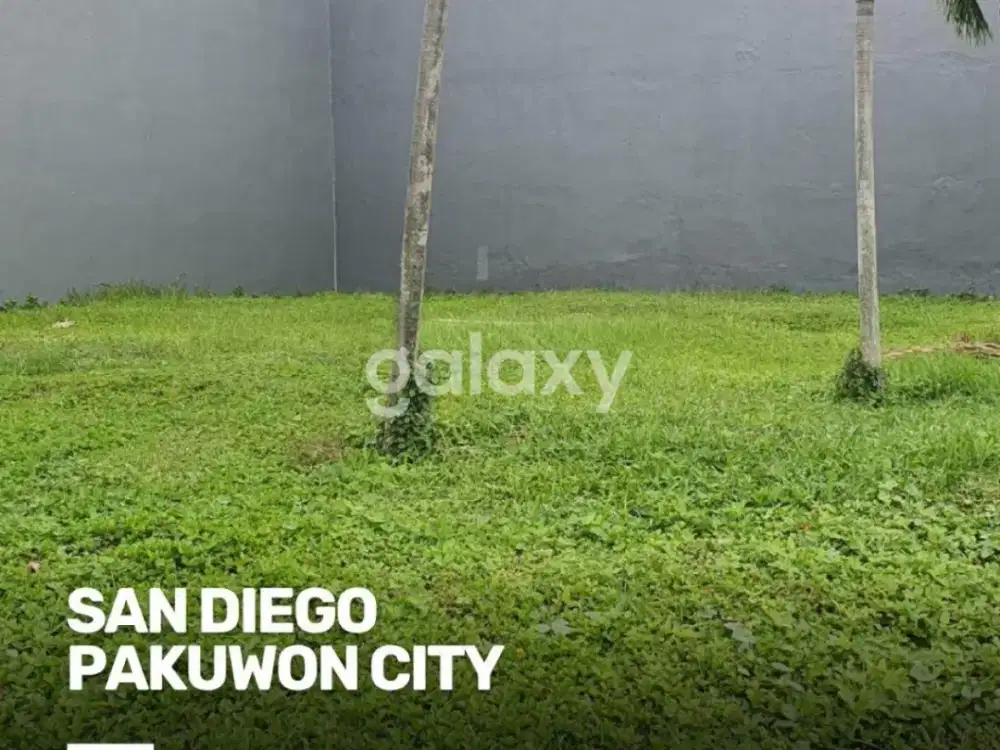 Kavling Strategis di Jalan Utama San Diego Pakuwon City siap Bangun & Investasi