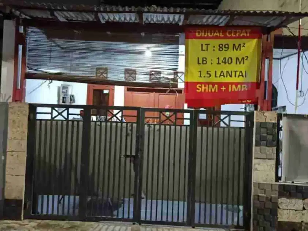 Disewakan Cepat Rumah 2 Lantai Strategis di Johar Baru Jakarta Pusat