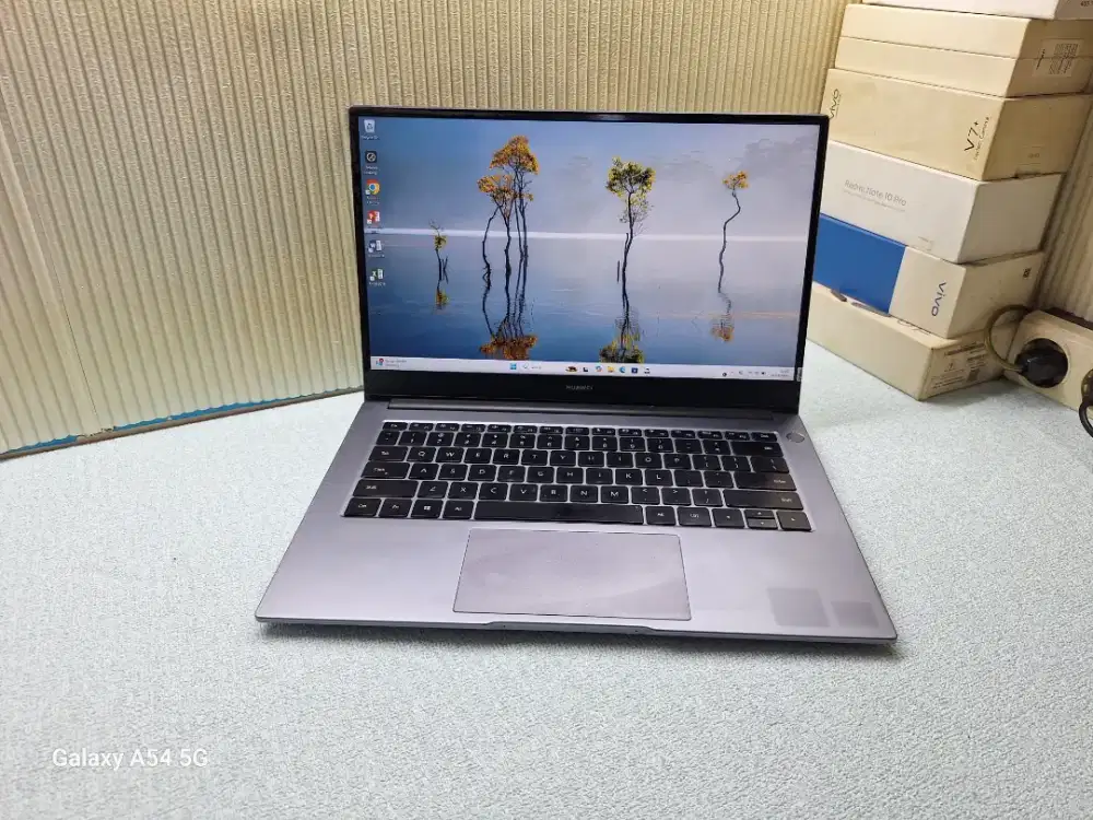 Jual laptop siap pakai, huawei Ryzen 7.