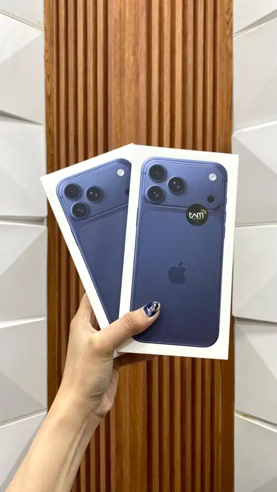 BNIB iPhone 17 Promax 256 GB space Deep Blue garansi resmi indonesia