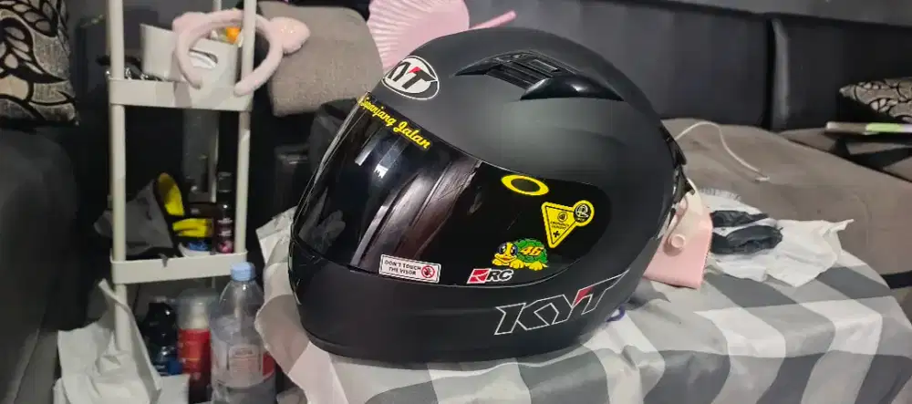 Helm Fullface KYT R10 HITAM DOFF