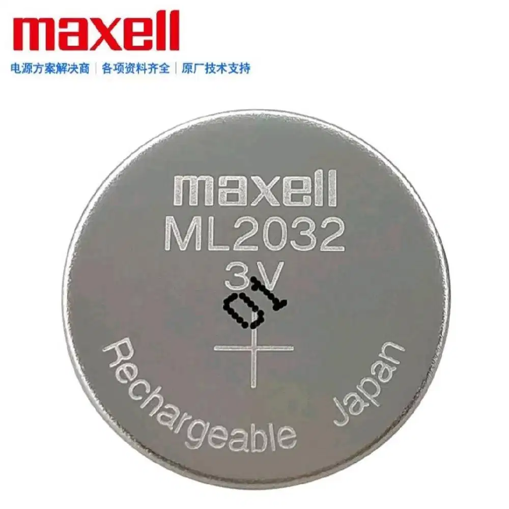 Maxell ML 2032 Rechargeable Lithium 3V Japan