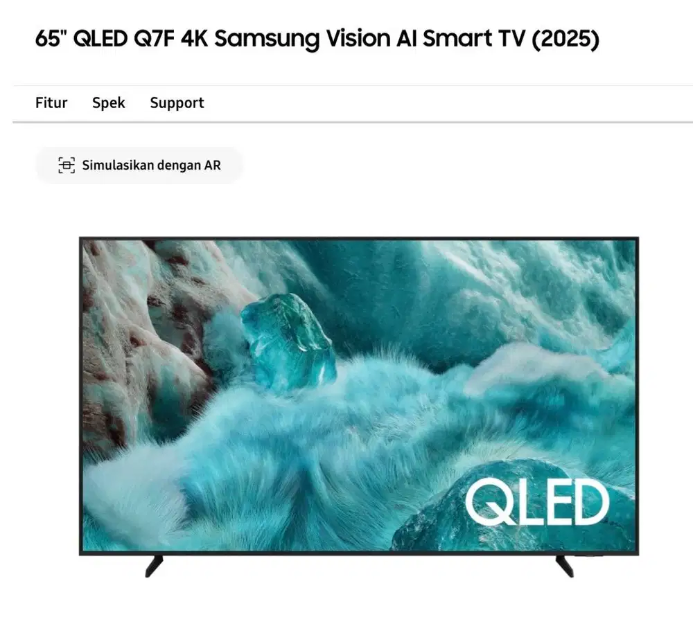 65 QLED Q7F 4K Samsung Vision Al Smart TV (2025)