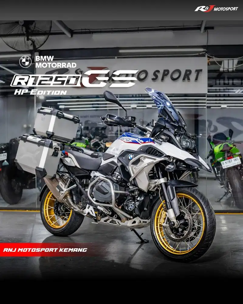 BMW GS K50 1250 Hp edition Putih Biru Tahun 2019 Pajak 04.2026