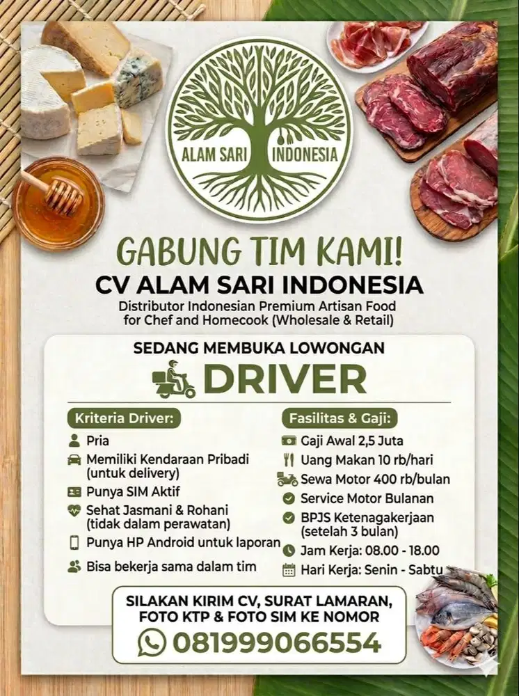 Lowongan driver Motor